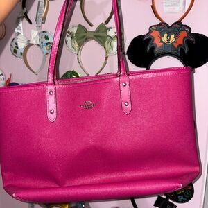 Coach Fuchsia Tote Bag